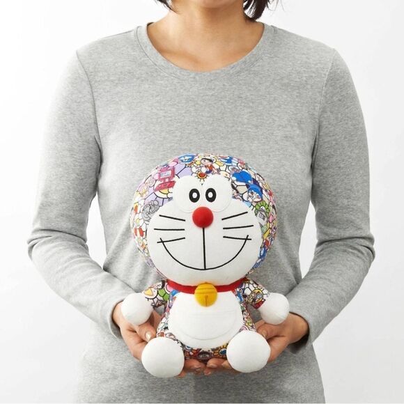 Doraemon Limited Edition Plush Toy by Uniqlo x Takashi Murakami - Picture 3 of 6